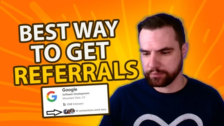 How to get referrals to tech companies.