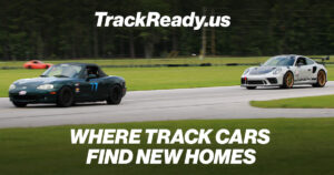 Track Ready Marketplace banner featuring 911 and MX-5